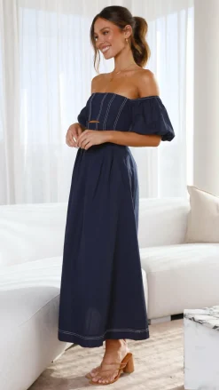 Main St Dresses|Midi^Claira Midi Dress - Navy