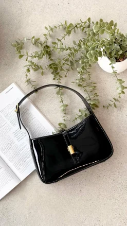 Billini Bags|Billini^Clara Shoulder Bag - Black Patent