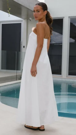 By Frankie Dresses|Maxi^Connie Maxi Dress - White