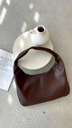 Angel Whisper Bags^Cromwell Hobo Bag - Brown