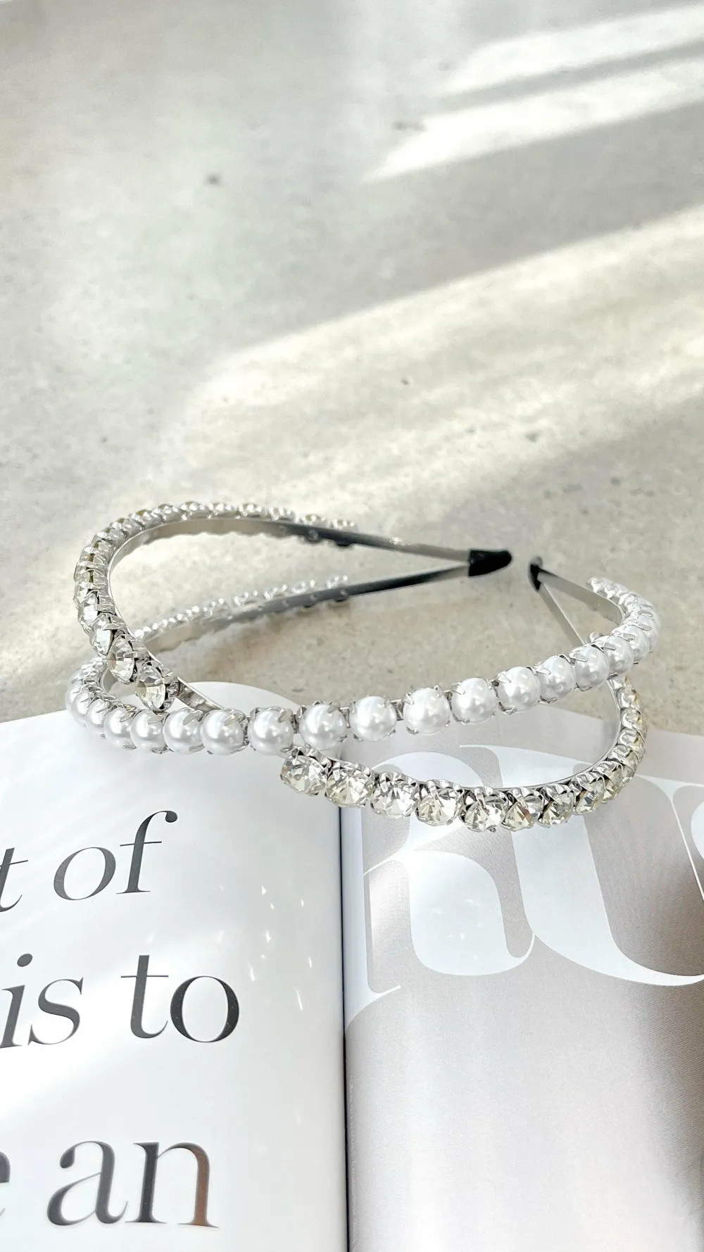 Angel Whisper Fascinators|Hair Accessories^Daley Headband - Pearl