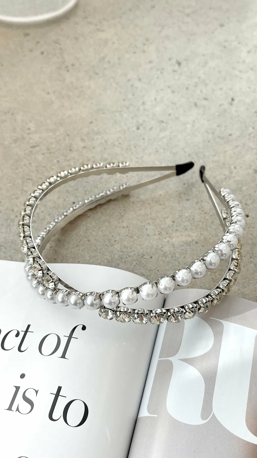Angel Whisper Fascinators|Hair Accessories^Daley Headband - Pearl