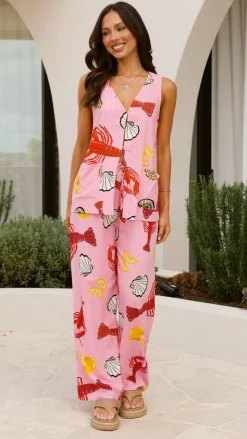 Fashion Allied Tops^Dali Top - Shell Lover Print