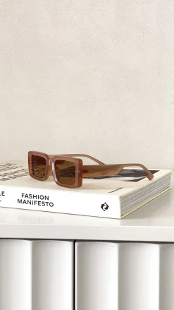 Angel Whisper Sunglasses|Polo^Danica Sunglasses - Latte