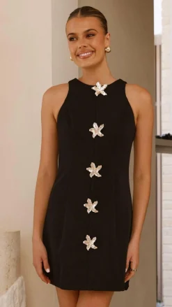 Fashion Allied Dresses|Mini^Daray Mini Dress - Black / Star