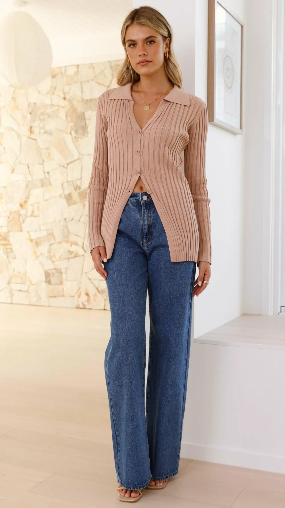 Fashion Allied Knit Tops|Knitwear^Darcy Knit Top - Mocha