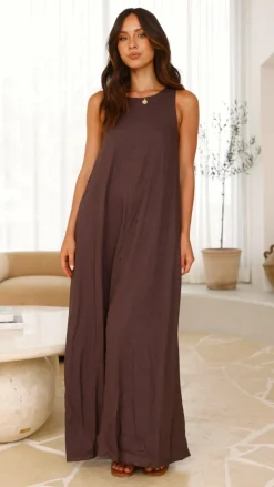 Fashion Allied Dresses|Maxi^Darcy Maxi Dress - Chocolate