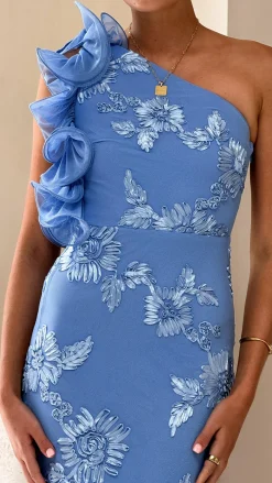 SASHA (BNE) Dresses|Maxi^Darlee Maxi Dress - Blue Floral