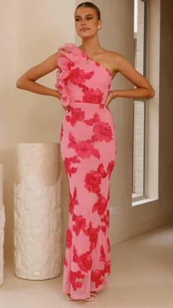 SASHA (BNE) Dresses|Maxi^Darlee Maxi Dress - Pink Floral