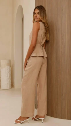Fashion Allied Sets|Bottoms^Darva Pants - Taupe