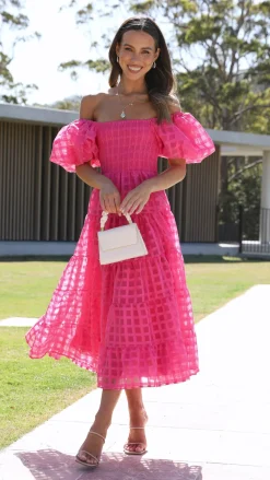 Pink Diamond Sale Dresses^Deemi Maxi Dress - Hot Pink