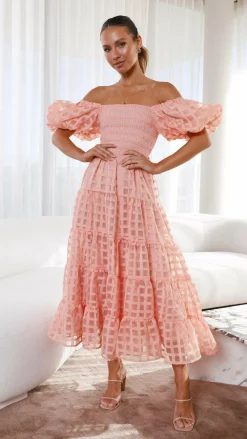 Pink Diamond Sale Dresses^Deemi Maxi Dress - Peach