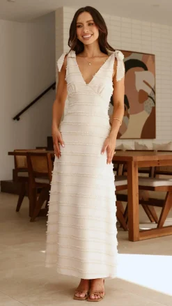 LILYWHYT Dresses|Sale Dresses^Dela Maxi Dress - Cream