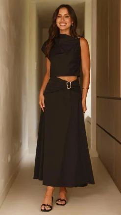 Fashion Allied Sets|Tops^Delphine Top - Black