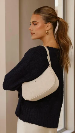 Peta and Jain Bags^Dixiee Shoulder Bag - Beige Suede