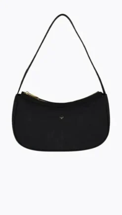 Peta and Jain Bags^Dixiee Shoulder Bag - Black Suede