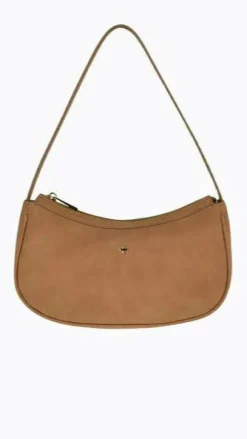 Peta and Jain Bags^Dixiee Shoulder Bag - Tan Suede