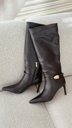 Billini Billini^Druella Heeled Boot - Dark Cacao