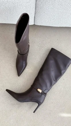 Billini Billini^Druella Heeled Boot - Dark Cacao