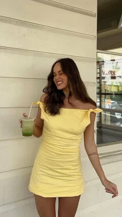 Main St Dresses|Mini^Ebbe Mini Dress - Lemon