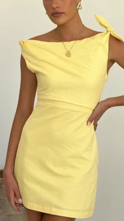 Main St Dresses|Mini^Ebbe Mini Dress - Lemon