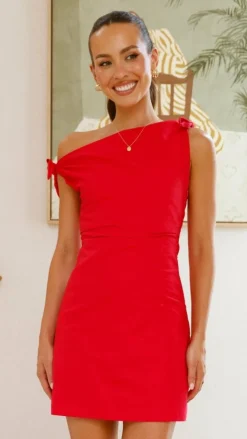 Main St Dresses|Mini^Ebbe Mini Dress - Red