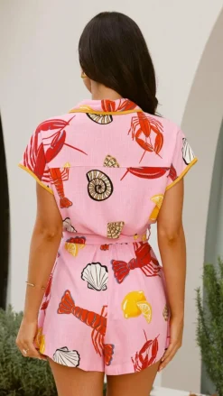 Fashion Allied Playsuits^Eilis Playsuit - Shell Lover Print