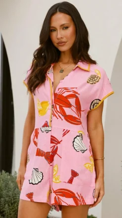 Fashion Allied Playsuits^Eilis Playsuit - Shell Lover Print