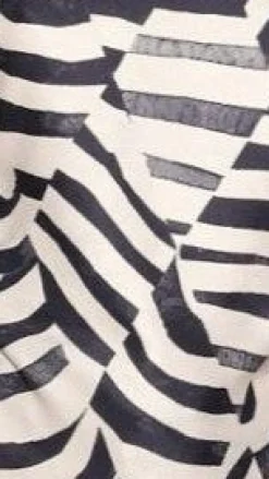 Desire Sets|Tops^Eisley Scarf Top - Black / Beige Geo Print