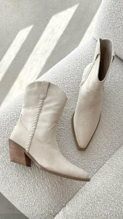 Billini Billini^Ellenora Boots - Light Sand Suede