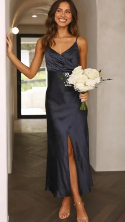 Alive Girl Sale Dresses^Elsa Midi Dress - Navy