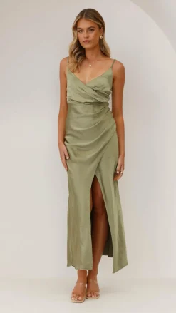 Alive Girl L'Amour|Dresses^Elsa Midi Dress - Olive