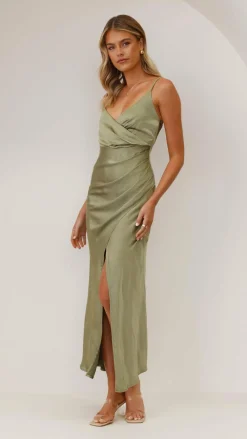 Alive Girl L'Amour|Dresses^Elsa Midi Dress - Olive
