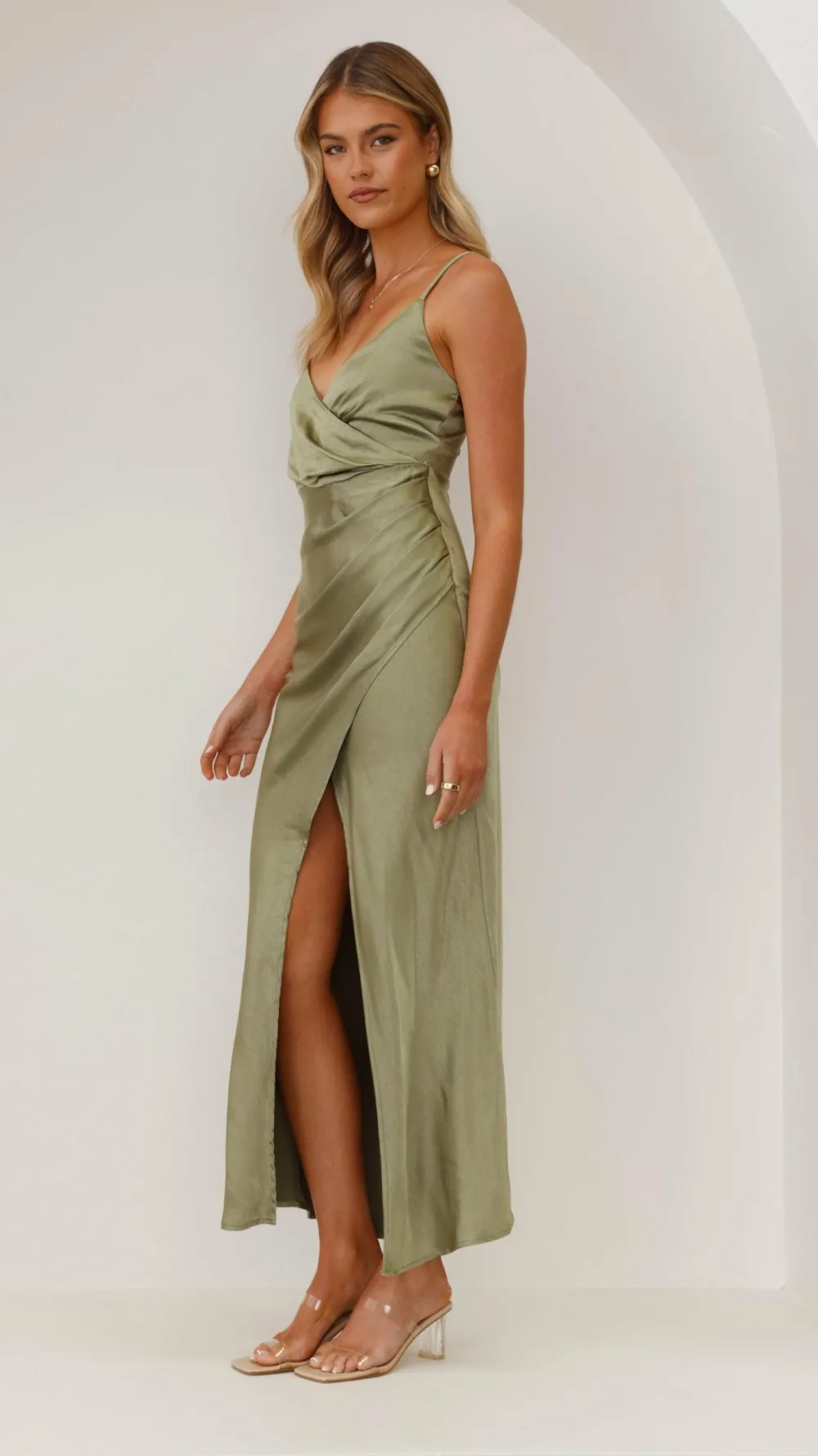 Alive Girl L'Amour|Dresses^Elsa Midi Dress - Olive