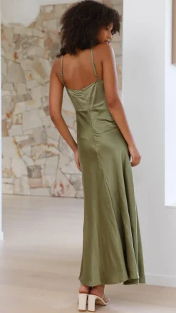 Alive Girl L'Amour|Dresses^Elsa Midi Dress - Olive