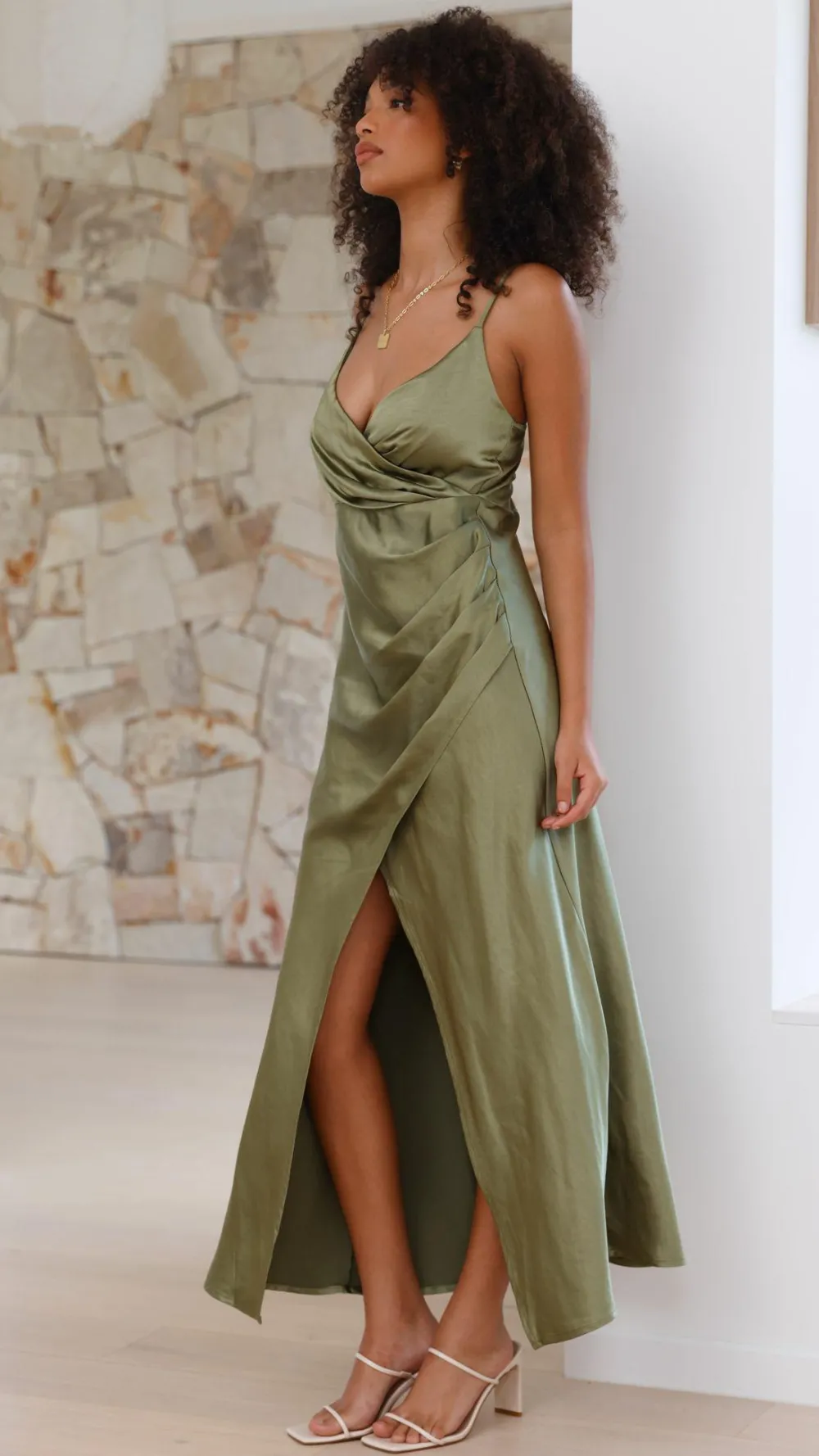 Alive Girl L'Amour|Dresses^Elsa Midi Dress - Olive