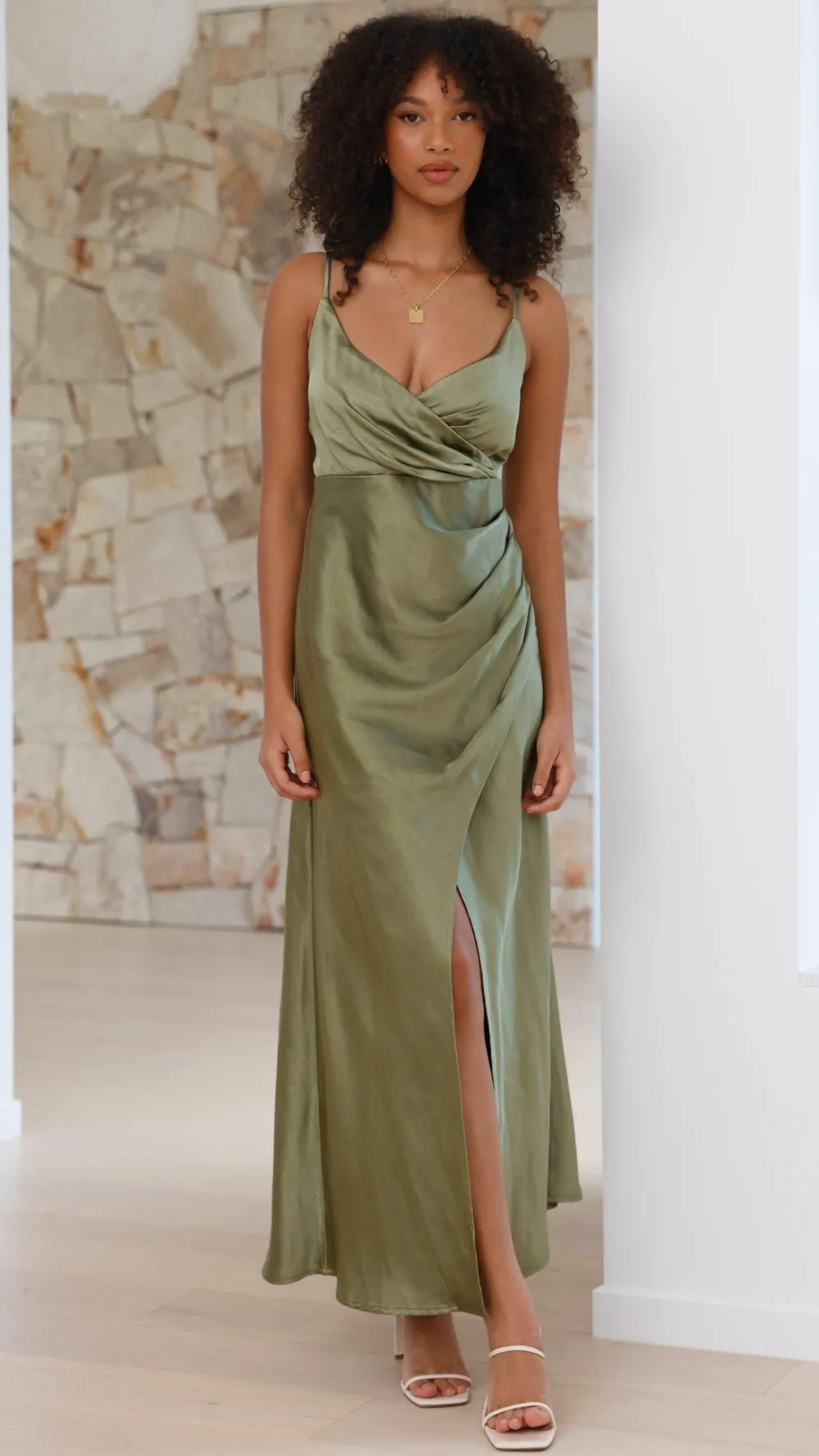 Alive Girl L'Amour|Dresses^Elsa Midi Dress - Olive