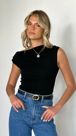 Burans Tops^Elva Top - Black
