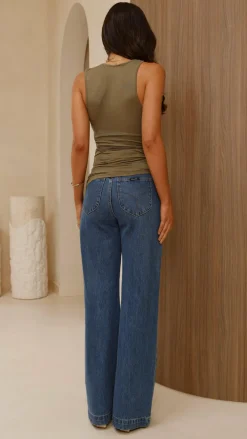 YH AND CO Tops^Emerson Top - Khaki
