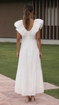 LILYWHYT Dresses|Maxi^Emma Maxi Dress - White