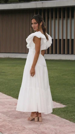 LILYWHYT Dresses|Maxi^Emma Maxi Dress - White
