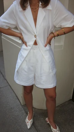 IDS Sets|Bottoms^Emmaline Shorts - White