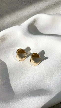Your Accessory Shop Earrings|Hen'S Collection^Erin Hoop Earrings - Gold