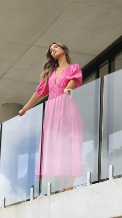 LILYWHYT Sale Dresses^Erin Midi Dress - Pink