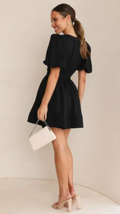 LILYWHYT Dresses|Mini^Erin Mini Dress - Black