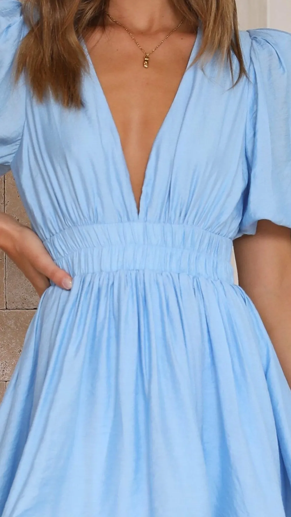 LILYWHYT Dresses|Mini^Erin Mini Dress - Blue