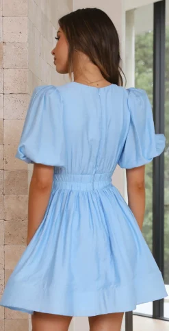 LILYWHYT Dresses|Mini^Erin Mini Dress - Blue