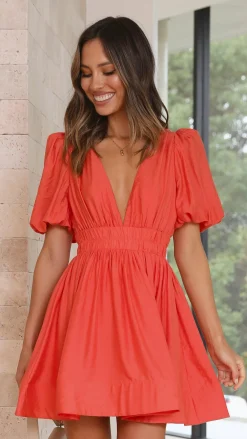 LILYWHYT Dresses|Mini^Erin Mini Dress - Melon