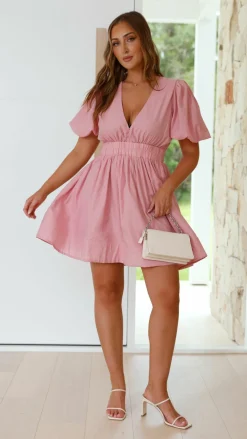 LILYWHYT Dresses|Mini^Erin Mini Dress - Soft Pink