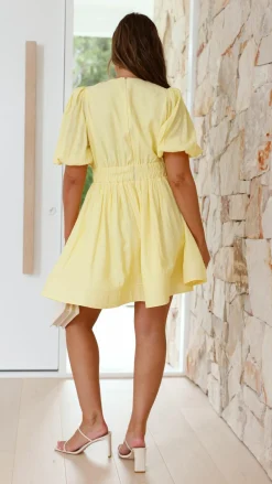 LILYWHYT Sale Dresses^Erin Mini Dress - Yellow